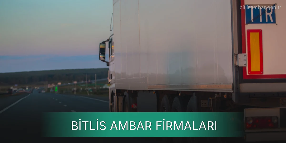 İstanbul Bitlis Ambar Firmaları